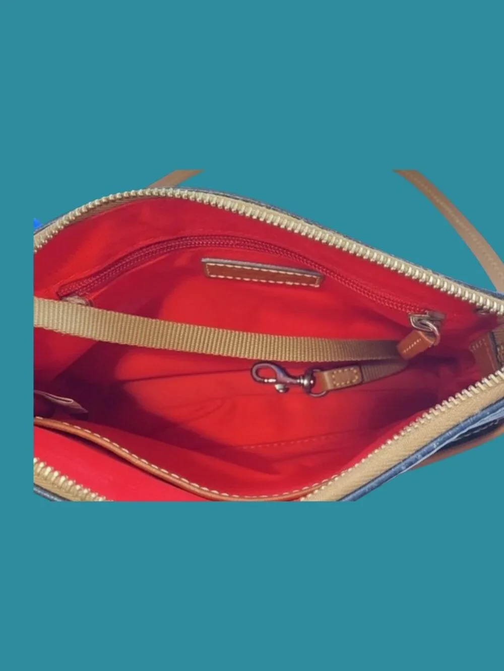Vintage Dooney & Bourke Pebble Grain Ginger Crossbody